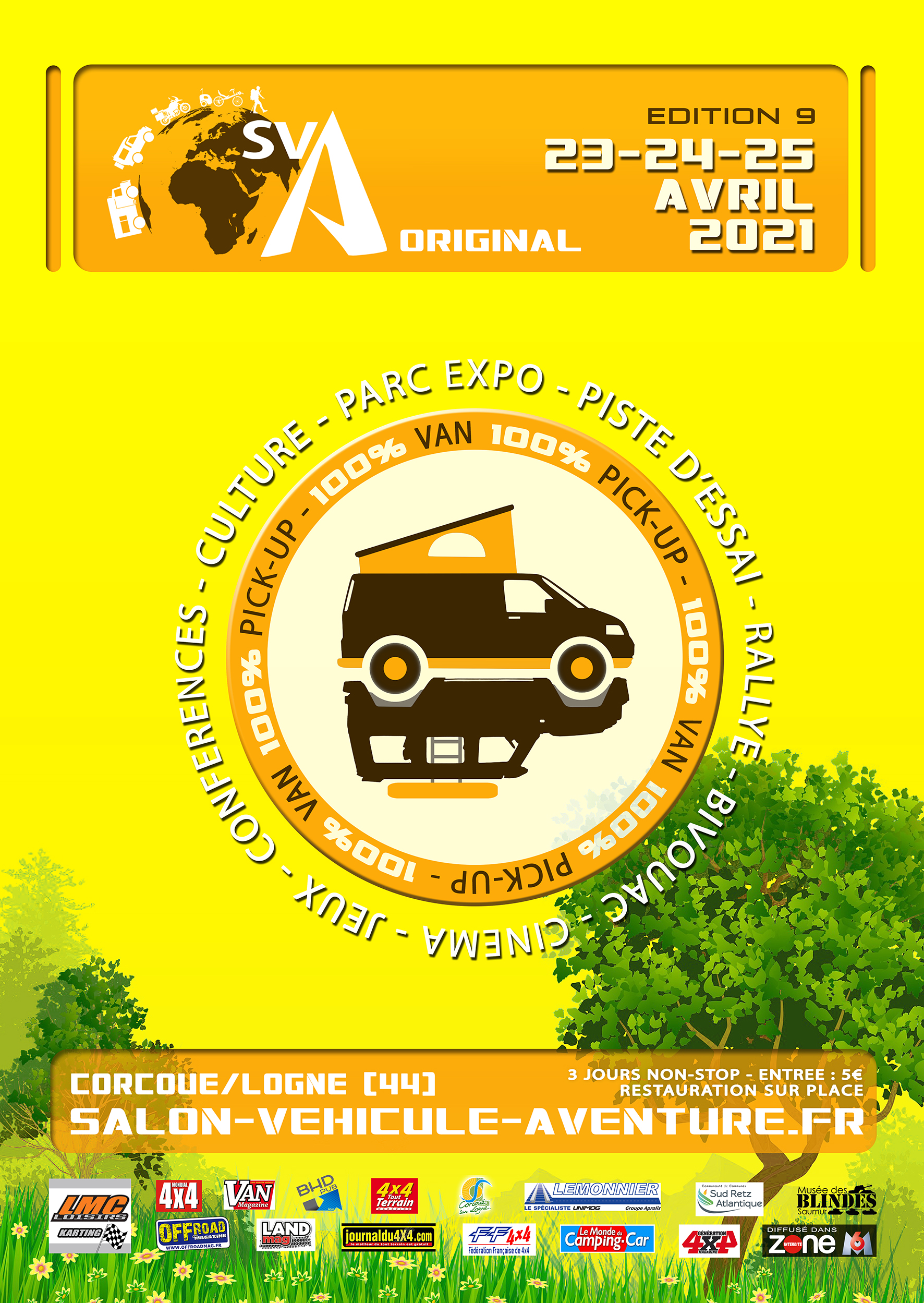 SVA 2021 Nantes  11 12 et 13 juin 2021 (Corcoué-Sur-Logne) SVA2021-ORIGINAL-affiche