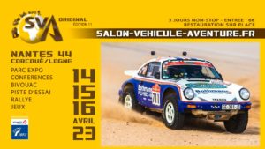 Attention, le Dakar Classic débarque au Salon du Véhicule d'Aventure !! Et pas avec n'importe quelle voiture : en Porsche ! Pour cette édition 2023, Jeremy Athimon de Nantes Prestige Autos présentera la fameuse Porsche 911 Rothmans #711.