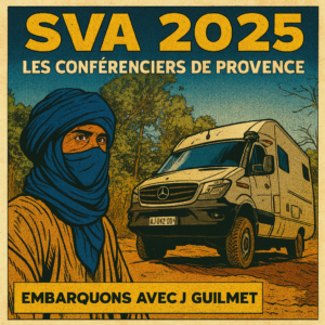 Jacques GUILMET inaugure les conférences avec son Afrique de l’Ouest adorée, parce que oui, il en parle encore ! 